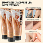 Boobeen Waterproof Leg Makeup Cream, No Transfer Body Concealer, 24-Hour Long-Lasting and Easy to Apply, Smooth & Light Effect for All Skin Tones