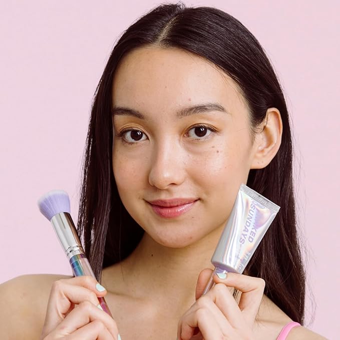 Naked Sundays BeautyScreen™ SPF 50 Peptide Foundation Tint – Tinted Sunscreen & Skincare Makeup with Zinc Oxide, Niacinamide – Lightweight Natural Coverage, 2 Fair Sand, 1.01 oz