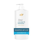 Dove Shampoo Coconut & Hydration for Dry Hair with Bio-Protein Care Technology and Coconut Oil 28 Fl Oz