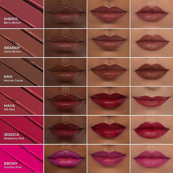 Thrive Causemetics Impact-FULL Smoothing Lipstick, Moisturizing Lip Makeup Essential with Vitamin E, Lightweight Creamy Lipstick for Women, Long Lasting, Vegan, Shade Maya (Rich Red)