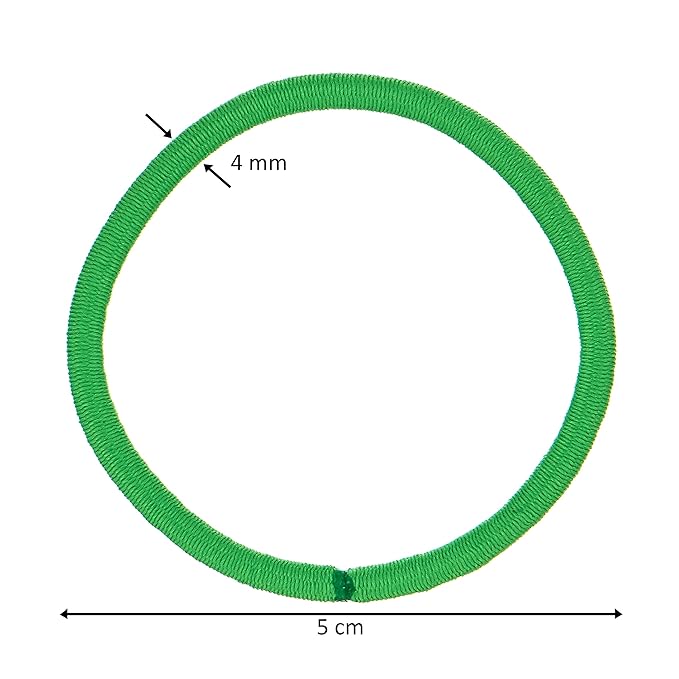 Expressions 216-Piece Hair Ties, 4mm Bright Colors Value Pack, No Metal Ponytail Holders For Thick, Curly, and All Hair Types