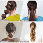 obeoby 100PCS Neutral Colors Hair Ties, Seamless Hair Ties Ponytail Holders Elastics Hair Accessories Stocking Stuffers for Women Girls