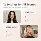 TYMO Hair Dryer Brush Blow Dryer in One, 300% High Speed Hot Air Blowout Brush with Cool Shot, One Step Hairdryer, Straightener, Curling, Volumizer, 12 Setting Mode, 200M Negative Ion for Frizz-Free