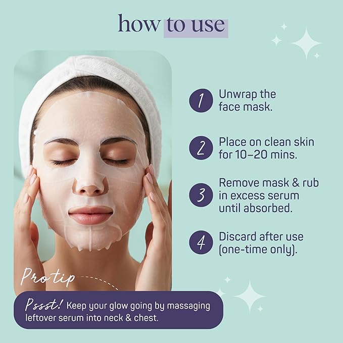 SpaLife Beauty Holiday Gift Tags Christmas Face Mask Bundle | Korean Facial Masks | Hydrating, Tone Evening, Refreshing Christmas Sheet Mask Set | Christmas Gifts for Women | 9 Pack