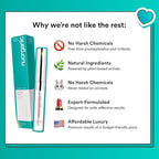 nuorganic 'Cosmic Brow' Eyebrow Serum for Growth | Natural Eye Brow Serum for Thicker, Longer, More Defined Brows | 4 Months Supply XL Size | Cruelty Free, Made in USA