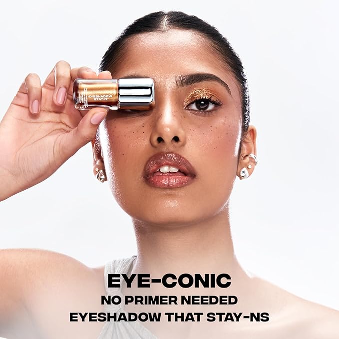 Sacheu Liquid Eyeshadow STAY-N Longwear Eye Makeup — Buildable Highly Pigmented & Blendable Eye Shadow Cream in Matte & Shimmer Finishes, Candy Dipp’d