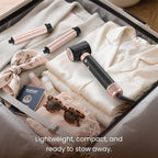 Dual Voltage 3 in 1 Hot Hair Styler – High-Speed Hair Dryer with Air Styler with Long Barrel Air Styler, European Hair Tools Styling, Fast Drying and Quick Styling, Travel Case,Gifts for Women