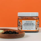 Body Scrub, Exfoliating-Nourishing-Refreshing-Smoothing Body Care 21 oz. (21 oz, African Black Soap)