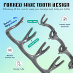 Texture Comb, Volumizing Wide-Tooth Hair Styling Comb, Fluffy Wide Tooth Curly Hair Comb, Men's Textured StylingComb for Volume, Fringe Parting Styling Accessory, for Men & Women