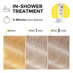 Semi Permanent Hair Color - 6 oz Color Depositing Conditioner with Shea Butter & Almond Oil- Color Conditioner Depositing Hair Mask - Vegan, Paraben, Ammonia & Sulfate Free -Light Ash Brown