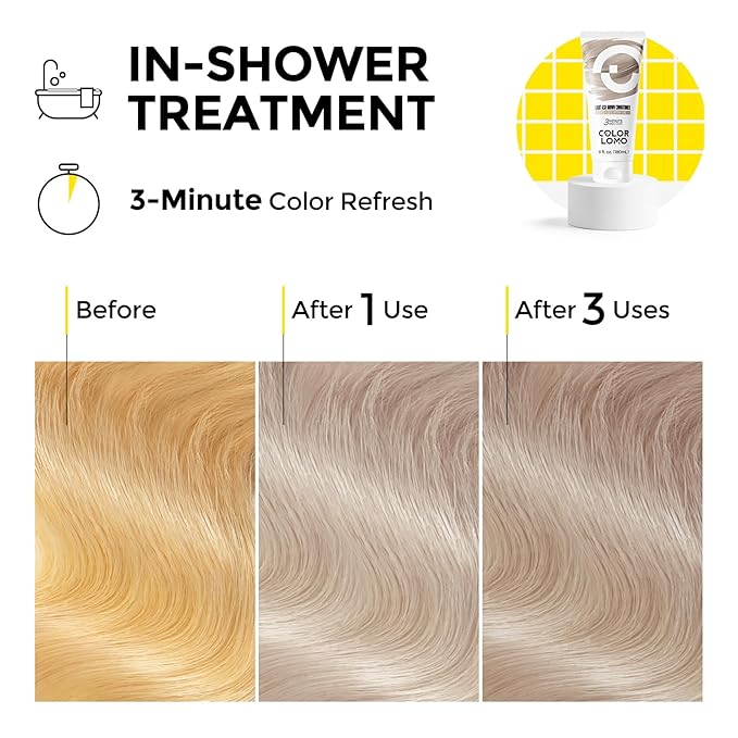 Semi Permanent Hair Color - 6 oz Color Depositing Conditioner with Shea Butter & Almond Oil- Color Conditioner Depositing Hair Mask - Vegan, Paraben, Ammonia & Sulfate Free -Light Ash Brown