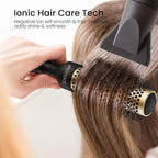 AIMIKE Round Brush for Blow Out, Small Round Hair Brush with Nano Thermal Ceramic Tech, Quick Blow Drying & Styling, Volumizing Blowout Brushes for Women Short Hair, 1.3 in Barrel (Not-electric)