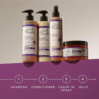 Carol's Daughter Black Vanilla Moisture and Hold Jelly, Hair Gel For Dry Hair with Shea Butter, Jojoba and Vanilla, 12 Fl Oz