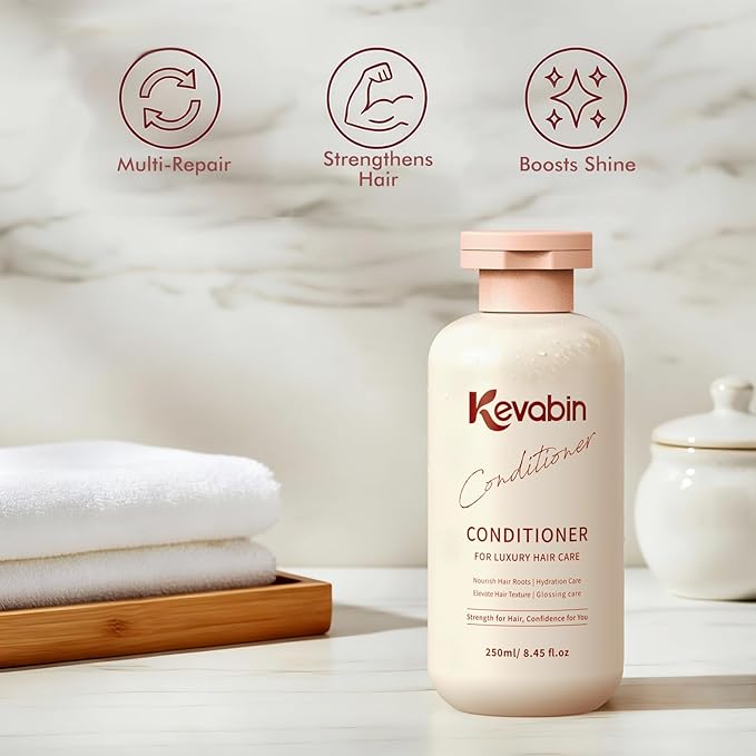 Conditioner for Hair Care - Hair Conditioner for Women & Men for Dry Damaged Repair, Smooth for Hydrating Moisturizing with Tremella Ganoderma Lucidum Extract, All Hair-Types, Light Fragrance