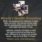 Woody's Pomade for Men Strong Hold - High Shine, Water-Based Mens Hair Styling Cream for Slicked Back & Classic Looks Hairstyles, 3.4 oz, 2 Pack