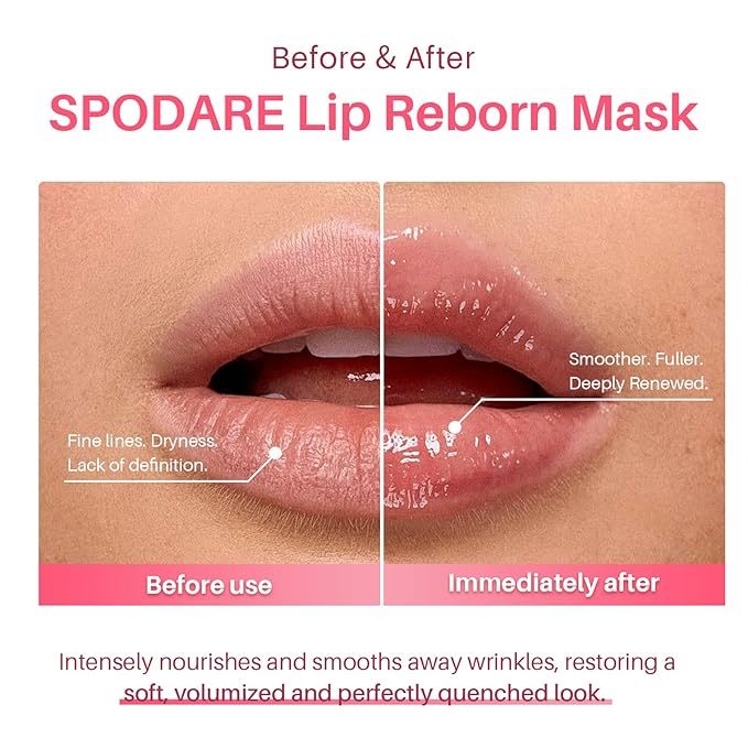 Blueberry Lip Mask Overnight, Dual-Color Lip Sleeping Mask for Reduce Fine Lines, Nourish and Hydrating Dry Cracked Skin with Vitamin C and Shea Butter, Stocking Stuffer