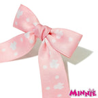 Disney Minnie Printed Long Tail Hair Bow Set for Girls – 7-Pack Printed Bows with Alligator Clips – Cute Hair Accessories for Kids Ages 3+