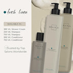 Fresh Linen Daily Moisture Shampoo| Dutch Made & Formulated Moisture Repairing Shampoo for Dry and Damaged Hair | Scent of Bergamot, Jasmine & Rose |750 ml