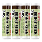Dr. Hess Original Udder Stick SPF Lip Balm, Soothing Moisturizer Sun Screen Balm for Dry Lips with Jojoba, Beeswax & Shea Butter, Total Lip Care, Hydration & Repair, Coconut-Lime Flavor, 4 Pack