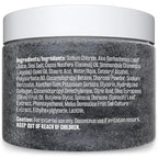 Exfoliating Charcoal Scrub with Collagen & Stem Cells – Salt Scrub for Body Toning, Cellulite, Armpit Detox, and Skin Smoothing for Face, Feet, and Body by M3 Naturals.
