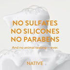 Native Shampoo and Conditioner Contain Naturally Derived Ingredients| All Hair Type Color & Treated, Fine to Dry Damaged, Sulfate & Dye Free - Almond & Shea Butter, 16.5 fl oz each (2 pack)