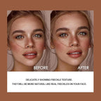 2 Pack Freckle Pen,Liquid Face Fake Freckles Pens to Create Natural Freckle Makeup and Freck beauty,Fake Freckles Waterproof for Lifelike Sunkissed Makeup,Mole Pen (01Light+04Espresso)