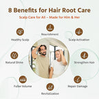 Exosomes for Hair Growth Serum with Hyaluronic Acid & Peptide | Scalp Serum for Hair Thickening, Strengthening, Soothing, Moisturizing & Encouraging Healthier Hair | 1 Set (8ml + 150mg)