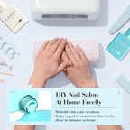 CANNI 6Pcs 9ml Pastel Gel Nail Polish Set- White Pink Light Blue Gel Polish Kit Candy Milky White Colors DIY at Home Salon Christmas New Year's Gifts for Girls