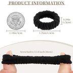 10 Pcs No Damage Hair Ties Thick Hair Elastic Rubber Bands Hair Accessories Scrunchies Seamless for Women