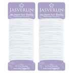 2mm White Hair Elastics Ties, Thin Ponytail Holders for Women Girls Kids, No Pull No Damage Slip Rubber Bands Fine to Medium Hair Accessories 80 Pcs