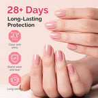 MelodySusie Builder Gel Nail Dehydrator and Primer Set Long Lasting Shine Nail Polish Art Design Manicure Kit Perfect Gifts for Women Girls 3 Pcs 15ml Clear