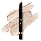 Cream Eyeshadow Stick Makeup Set 1PCS, Neutral Shimmer And Matte Cream Eye Shadow Palette, Metallic Bronze Smoky Eyeliner Brightener Crayon Kit, Ideal Gift for Women -Sparkling-Champagne