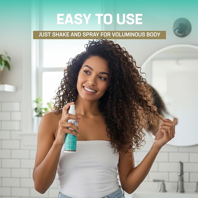 Uplift Provisions Company Sea Salt Spray - Versatile Texture Spray for Hair to Achieve Perfect Beach Waves, Amplify Curly Hair, or Boost Volume in Fine or Thin Strands - 5.5 oz