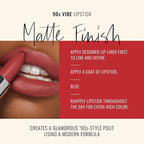 Runway Rogue 90s Vibe Lipstick, Moisturizing Matte Soft Berry-Nude Lipstick, ‘Work the Crowd’