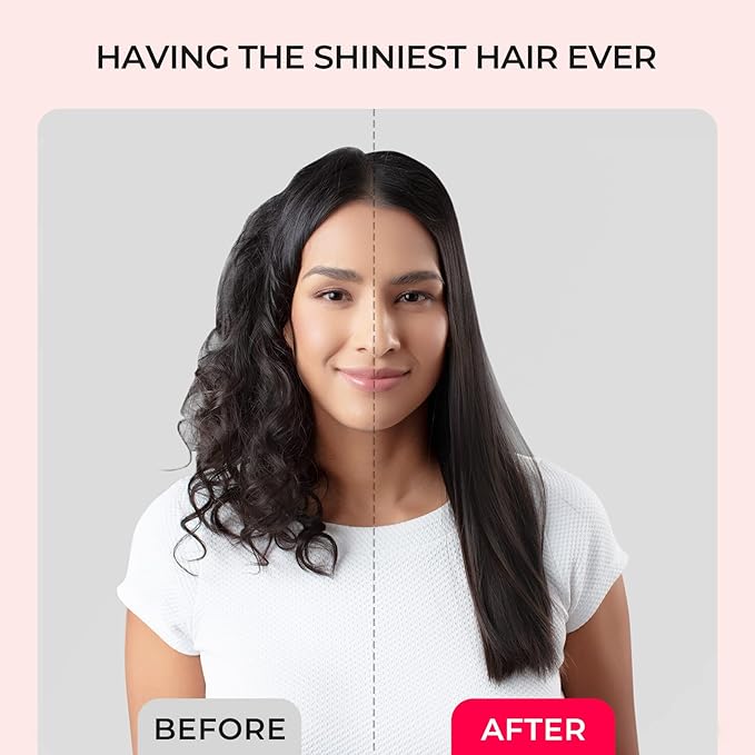 TYMO Pink Volumizer Hair Dryer Brush with Titanium Barrel, 1200W, 3 Speeds, Nylon Bristles, Ionic Technology, Salon Long-lasting Hairstyles, Hot Air Brush for Women, Designed for 120V USA Outlets