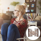 5 Pieces Magic Hair Comb Stretchy Double Comb Elastic Beaded Hair Clips for Women Girls Vintage Hairstyle Multipurpose Hair Accessories (Black, Brown, White, Purple, Blue)