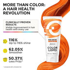 Semi Permanent Hair Color - 6 oz Color Depositing Conditioner with Shea Butter & Almond Oil- Color Conditioner Depositing Hair Mask - Vegan, Paraben, Ammonia & Sulfate Free -Orange