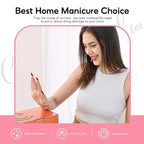 COSCELIA 40pcs Gel Nail Polish Set, 35 Colors Gel Polish with 5 Top Base Coat Red Nude Pink Glitter All Seasons Colors Nail Art Manicure Kit Salon DIY at Home Gifts for Women