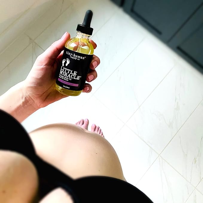 Preggo Belly Oil (Lemon & Lavender) for Pregnancy Stretch Marks and Itching