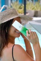 Absolutely Natural - 100% Pure Aloe Vera Cooling Gel - Lotion for Sunburn Relief & Rashes - Premium Sun Care with Vitamin E, Eucalyptus - 6 oz