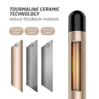 Hoson 1/2 Inch Curling Iron Professional, Ceramic Tourmaline Curl Wand Barrel, Hair Curler Iron for Long & Short Hair,Glove Include, Gold