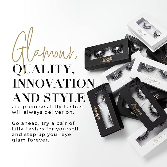 Lilly Lashes Power Liner Eyelash Glue for False Lashes | Clear Lash Glue | Quick Dry, Waterproof, Lash Adhesive | Vegan & Cruelty Free