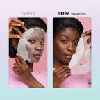 Vitamasques Multivitamin Face Mask, 8-Pack - Hydrating and Nourishing Korean Skincare for Radiant Skin, Provides Vitamins B, C & E