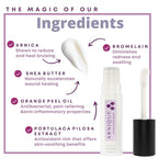 Arnica Lip Balm – Lip Filler Aftercare Balm with Arnica Montana and Bromelain, Soothing Topical Masque for Lip Flip, Injections, and Cosmetic Treatments