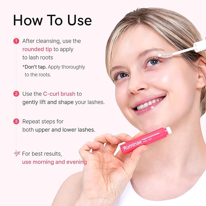 Advanced Lash Repair Serum for Damaged or Extension-Weakened Lashes | PDRN & EGF Recovery Formula with Peptides & Amino Acids | Gentle Korean Lash & Brow Serum, Prostaglandin-Free (0.3 fl oz)