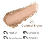 UCANBE Caramel Brown Single Eyeshadow Palette, Mini Matte Eye Shadow Powder, Highly Pigmented Professional Long-Lasting Waterproof Makeup Pallet for Daily Wear, Natural Looks & Smokey Eyes