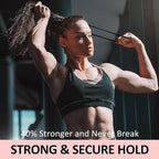 Hair Ties No Damage - Strong Stretchy SnagFree Hair Bands | Soft Nylon Thick Ponytail Holders Hair Elastics for Everyday Hairstyles | Ideal Gifts for Women Teens Girs 20pcs