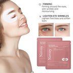 Novoy 7 Pairs Bio-Collagen Real Deep Eye Patches - 6-in-1 Retinol Overnight Eye Patches for Dark Circles, Puffiness & Wrinkles | 2% Caffeine+Hyaluronic+Niacinamide, Korean Popular Eye Mask - ROSE