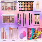 Makeup Kit for Women Teens Full Kit Makeup Set for Teenagers Eyeshadow Palette Foundation Makeup Kits for Teen Girls Makeup Gift Sets for Women Christmas Teens