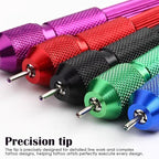 20pcs Tattoo Stencil Pen Refills, Fine Point Skin Marking Pen Tattoo Outline Microblading - Aluminum Alloy Core for Artists（RED)